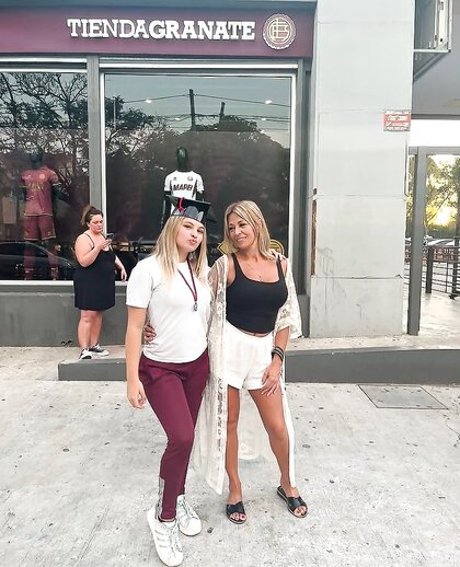 Blonde Mom and Daughter
