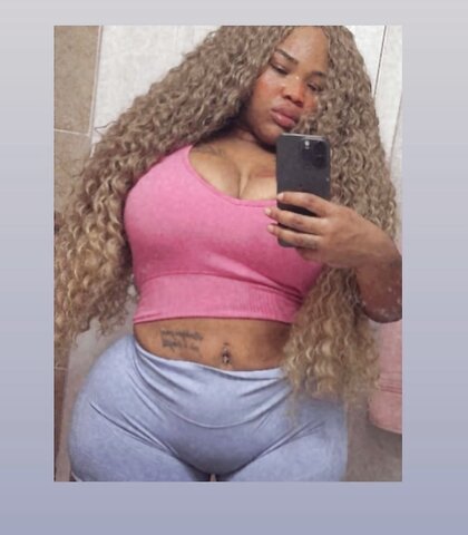 Dark skin Cuban with big ole titties and phat cat