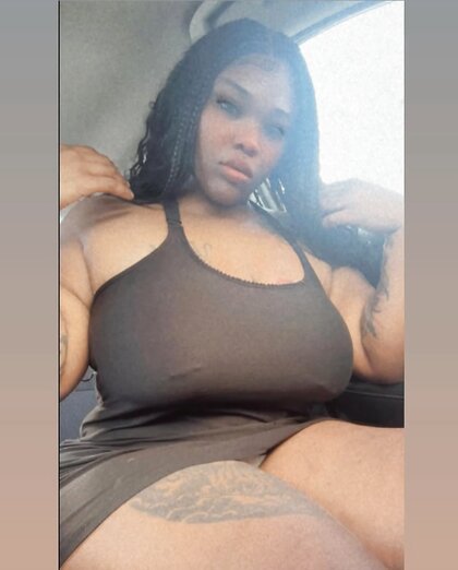 Dark skin Cuban with big ole titties and phat cat