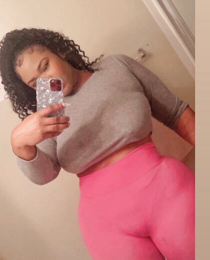Dark skin Cuban with big ole titties and phat cat