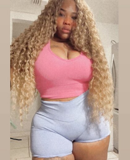 Dark skin Cuban with big ole titties and phat cat