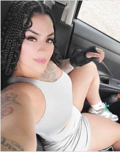 Latina Biker Girl
