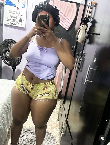 Dominican Butta face but damn she thick!