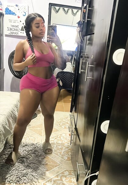 Dominican Butta face but damn she thick!