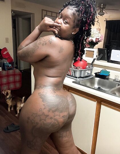 Tatted up hood ebony
