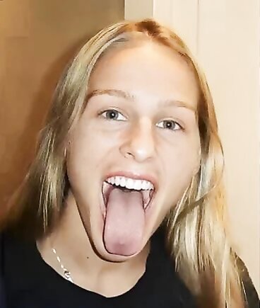 The queen of the deep throat